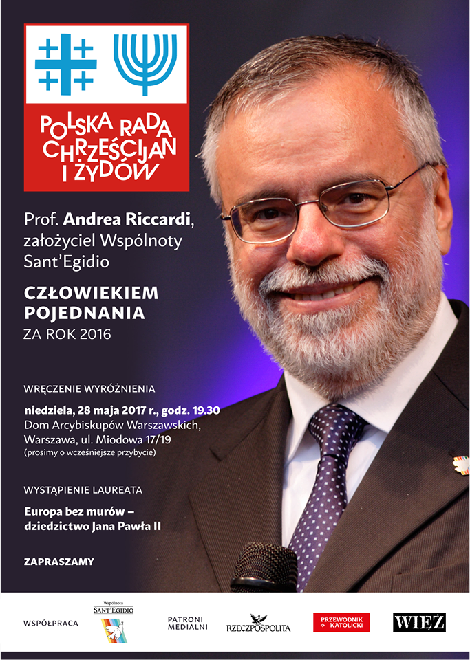 plakat_czlowiek_pojednania_Andrea_Riccardi